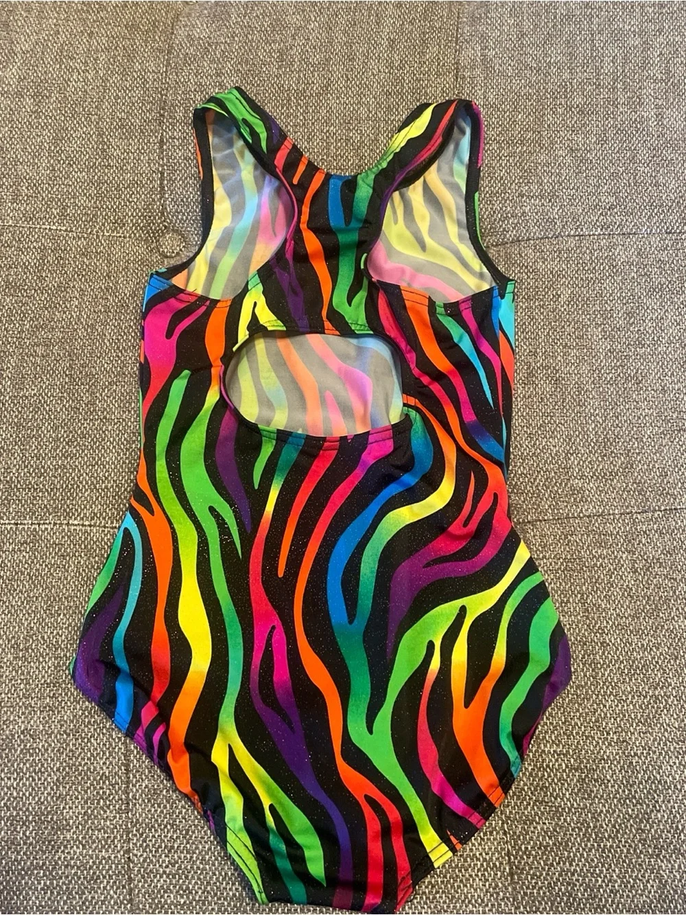 balera Neon Rainbow Striped Leotard